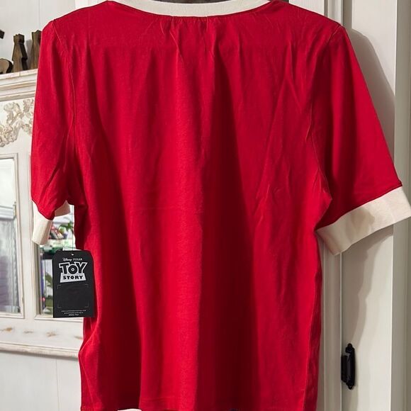 Disney TOY STORY My World Revolves Around Pizza Aliens Women’s Graphic T-Shirt - Picture 3 of 4